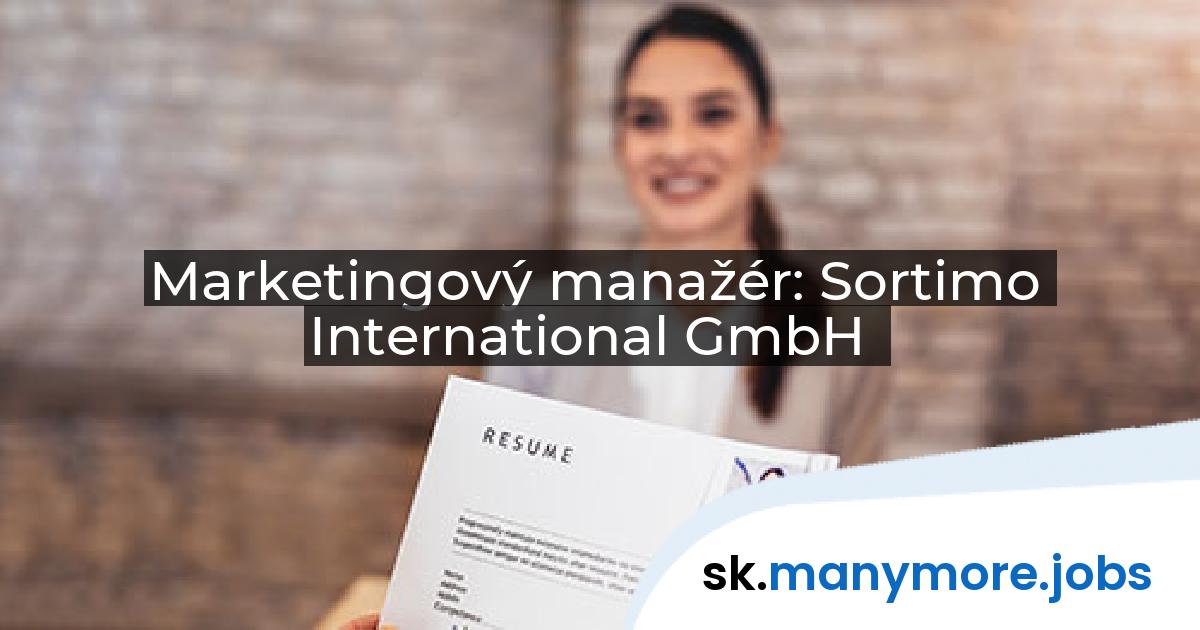 Marketingový manažér: Sortimo International GmbH | manymore.jobs