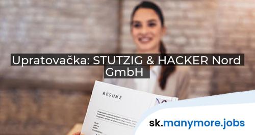 Upratovačka: STUTZIG & HACKER Nord GmbH | manymore.jobs